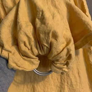 Sakura Bloom Linen Ring Sling